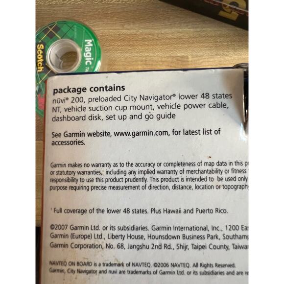 Garmin Gps Nuvi 200 Touchscreen Navigation in Box! - Picture 15 of 15